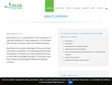 Tablet Screenshot of elya.cz